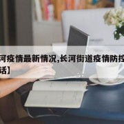 【长河疫情最新情况,长河街道疫情防控指挥部电话】